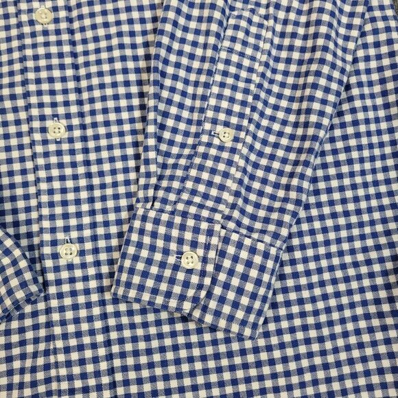 Polo Ralph Lauren Mens Shirt Button Down Size S Blue White Checked Oxford - Picture 5 of 9